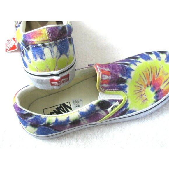 COPY - Vans Women's Classic Slip On Washed Tie Dye True White Canvas Shoes NWT … - Picture 5 of 5